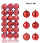 Bolas de Natal 36 pçs 3cm
