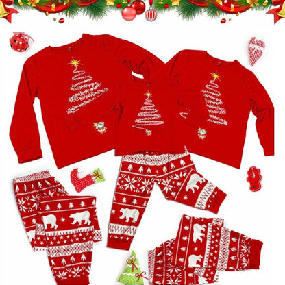 Família combinando pijamas de natal conjunto 2025 natal pai mãe filha família