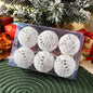 6 pçs 6cm bolas de natal decorações enfeites