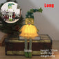 Natal boneca sem rosto gnome ornamentos led luz de pelúcia tricô artesanato