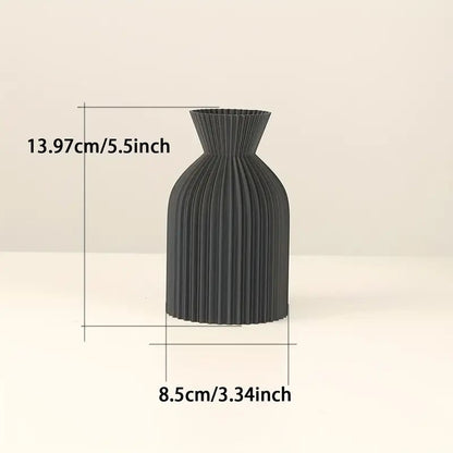 Vaso de plástico preto elegante