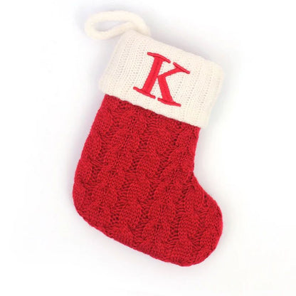 Botas de natal letras meia de natal  decoração