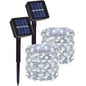 Luzes de fadas p/ jardim luzes da corda com 8 modos para area externa
