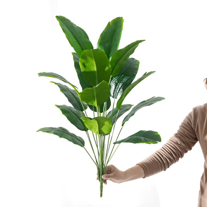 1pc plantas artificiais grande palmeira tropical