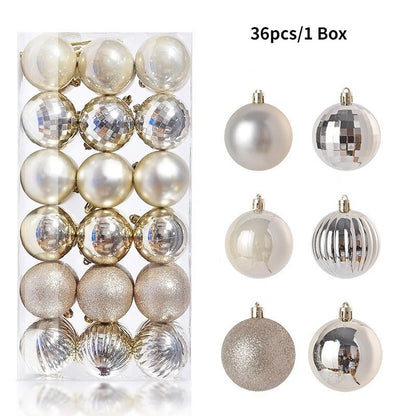 Bolas de Natal 36 pçs 3cm
