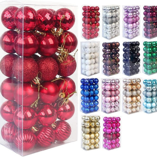 Bolas de Natal 36 pçs 3cm