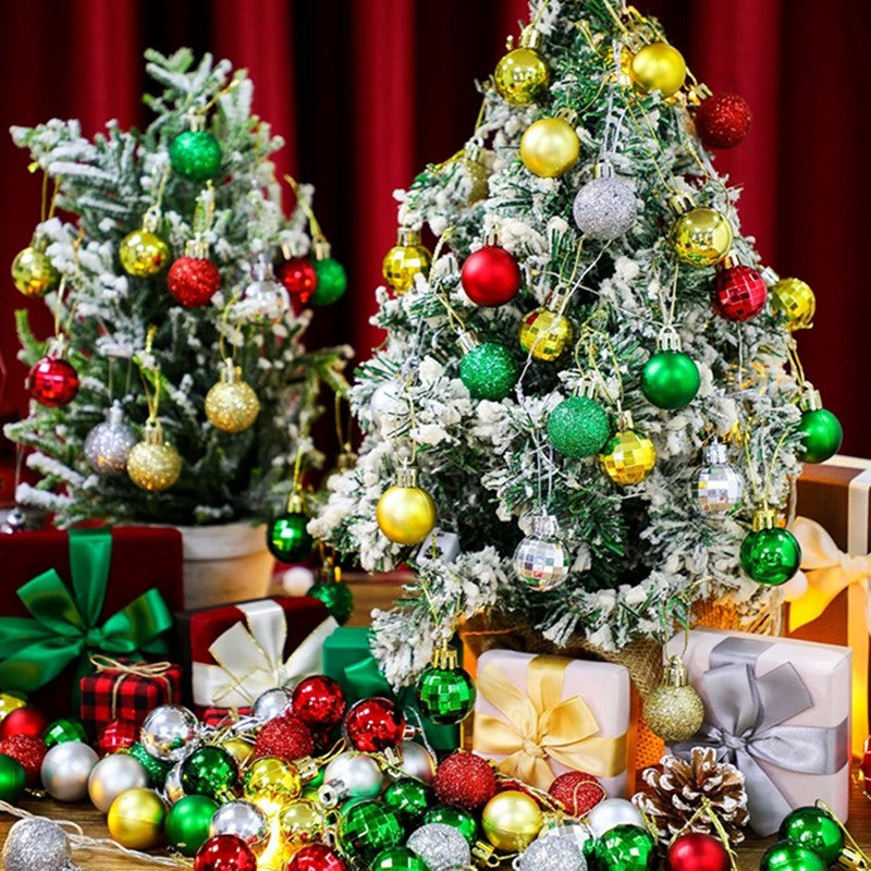 Bolas de Natal 36 pçs 3cm