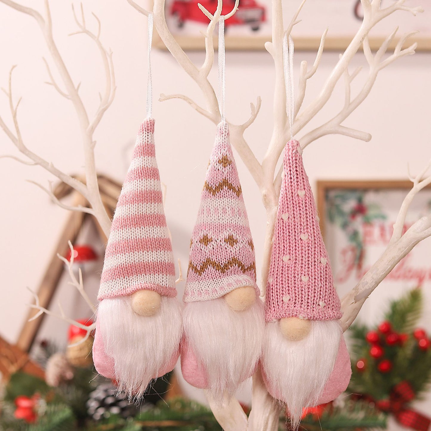 Faceless Gnome malha chapéu boneca