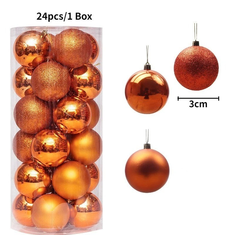 Bolas de Natal 36 pçs 3cm