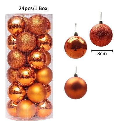 Bolas de Natal 36 pçs 3cm