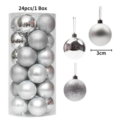 Bolas de Natal 36 pçs 3cm