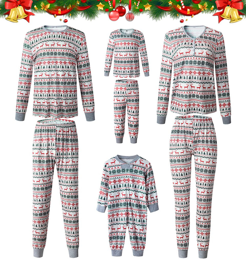 2025 natal família combinando pijamas ano novo natal pai mãe crianças roupas