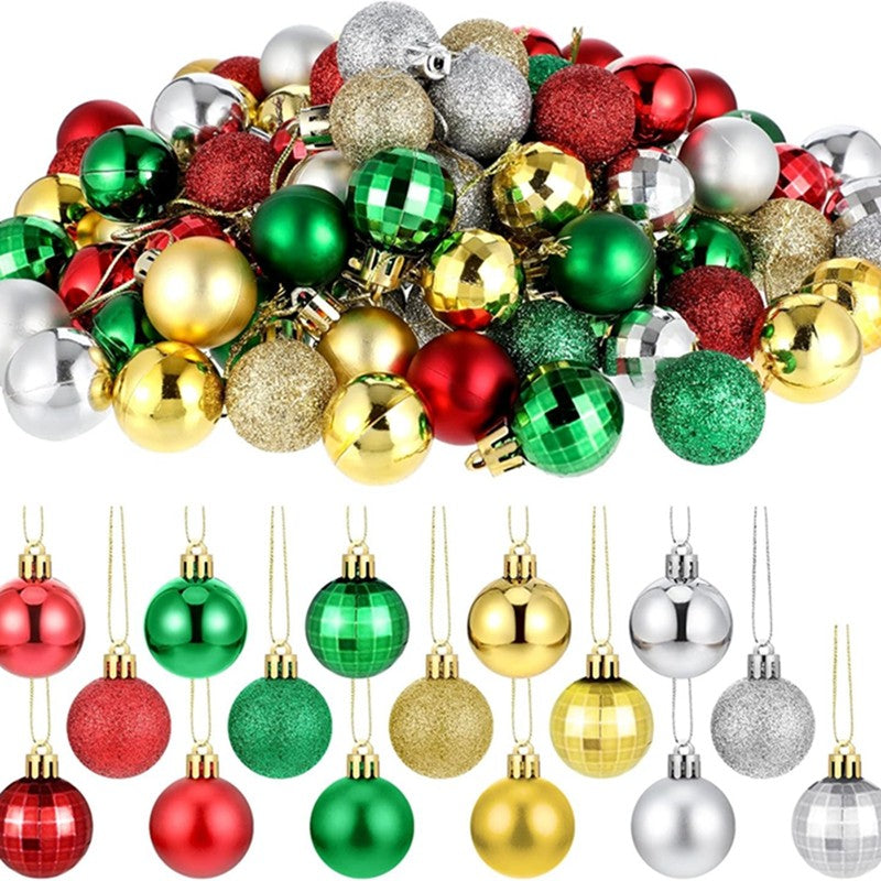 Bolas de Natal 36 pçs 3cm