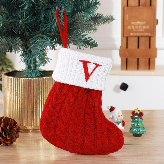 Botas de natal letras meia de natal  decoração