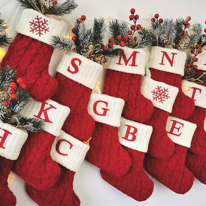 Botas de natal letras meia de natal  decoração